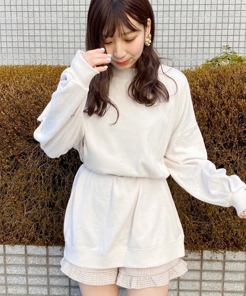 apres jour(アプレジュール)の「スウェットミニワンピース【ZOZOTOWN限定アイテム】(ワンピース・レディース・アイボリー/ミント/モカ/ライトベージュ・フリー)」の21枚目の写真