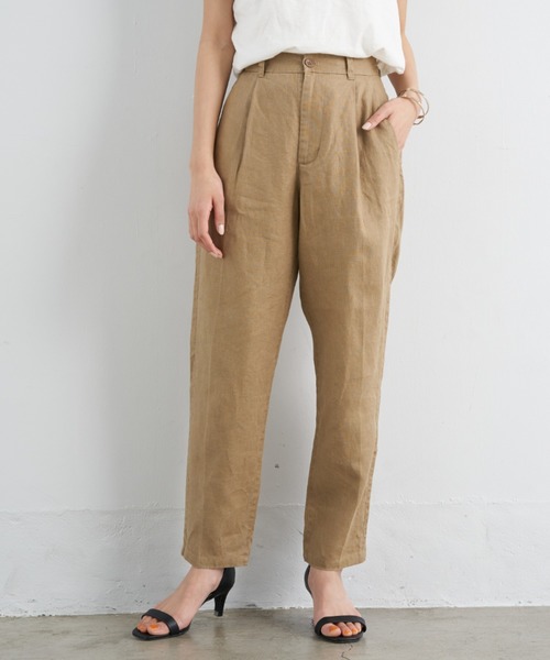 CRAFT STANDARD BOUTIQUE(�N���t�g�X�^���_�[�h�u�e�B�b�N)�́y2020SS�zLINEN PANTS/�s���A���l���e�[�p�[�h�C�[�W�[�p���c(�p���c)