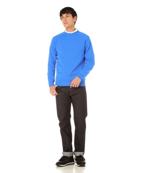 SUNSPEL(サンスペル)の「SUNSPEL / MEN’S?LAMBSWOOL(ニット/セーター・メンズ・ライトブルー/ブラウン/ワインレッド・MEDIUM/LARGE)」の8枚目の写真