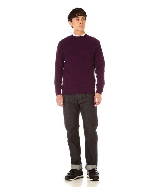 SUNSPEL(サンスペル)の「SUNSPEL / MEN’S?LAMBSWOOL(ニット/セーター・メンズ・ライトブルー/ブラウン/ワインレッド・MEDIUM/LARGE)」の11枚目の写真
