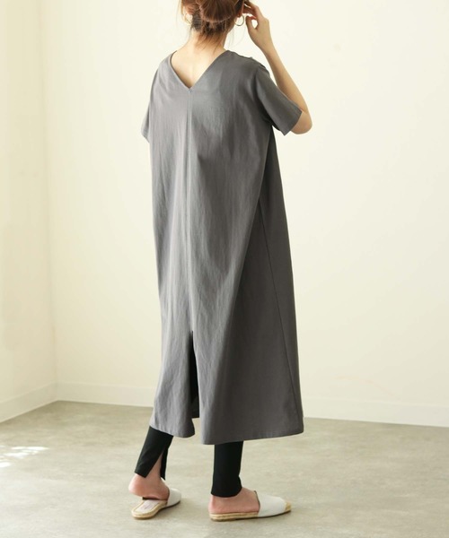 cheriella(シェリエラ)の「入荷なし【cheriella】前後2wayチュニック レギンスセットアップ(ワンピース・レディース・チャコールグレー/カーキ/ダークブルー・M)」の5枚目の写真