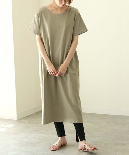 cheriella(シェリエラ)の「入荷なし【cheriella】前後2wayチュニック レギンスセットアップ(ワンピース・レディース・チャコールグレー/カーキ/ダークブルー・M)」の8枚目の写真