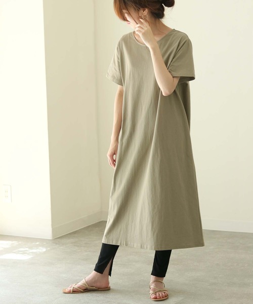 cheriella(シェリエラ)の「入荷なし【cheriella】前後2wayチュニック レギンスセットアップ(ワンピース・レディース・チャコールグレー/カーキ/ダークブルー・M)」の9枚目の写真