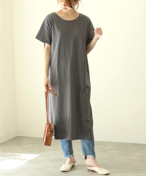 cheriella(シェリエラ)の「入荷なし【cheriella】前後2wayチュニック レギンスセットアップ(ワンピース・レディース・チャコールグレー/カーキ/ダークブルー・M)」の7枚目の写真