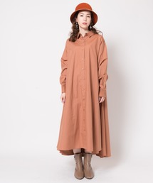 LAYMEE | Holt shirts OP / ホルトシャツワンピース(シャツワンピース)