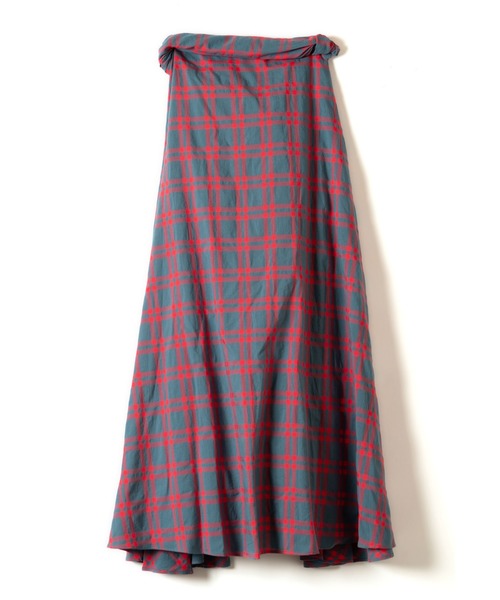 LAYMEE（レイミー）の「Holt shirts OP / ホルトシャツワンピース（シャツワンピース・レディース・ベージュ/ブルー系その他/ブラック×パープル・FREE）」の14枚目の写真