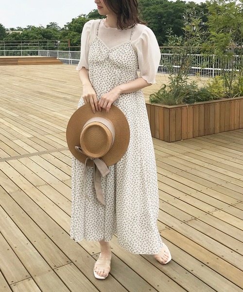 one after another NICE CLAUP（ワンアフターアナザーナイスクラップ）の「シアープリーツブラウス(キャミセット)（シャツ/ブラウス・レディース・オフホワイト/アイボリー/ブルーグレー/モカ/ブラック・FREE）」の21枚目の写真