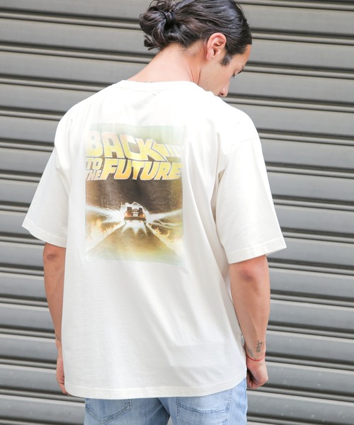 BAYFLOW（ベイフロー）の「【Gallery by BAYFLOW】MOVIE S/S TEE（Tシャツ/カットソー・メンズ・オフホワイト/ブルー/チャコール・MEDIUM/LARGE）」の2枚目の写真