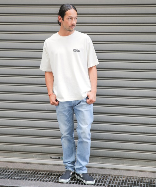 BAYFLOW（ベイフロー）の「【Gallery by BAYFLOW】MOVIE S/S TEE（Tシャツ/カットソー・メンズ・オフホワイト/ブルー/チャコール・MEDIUM/LARGE）」の8枚目の写真