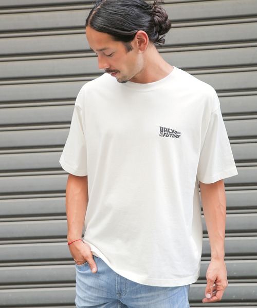 BAYFLOW（ベイフロー）の「【Gallery by BAYFLOW】MOVIE S/S TEE（Tシャツ/カットソー・メンズ・オフホワイト/ブルー/チャコール・MEDIUM/LARGE）」の7枚目の写真