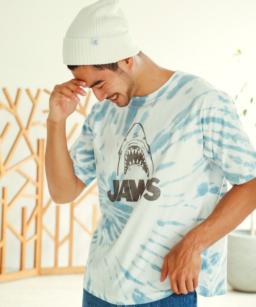 BAYFLOW（ベイフロー）の「【Gallery by BAYFLOW】MOVIE S/S TEE（Tシャツ/カットソー・メンズ・オフホワイト/ブルー/チャコール・MEDIUM/LARGE）」の4枚目の写真