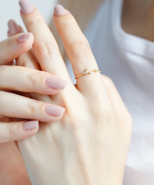 ANEMONE(アネモネ)の「ビジューが紡ぐ星座リング(リング・レディース・F/H/G/E/C/K/A/I/B/J/D/L・FREE)」の4枚目の写真