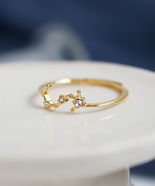 ANEMONE(アネモネ)の「ビジューが紡ぐ星座リング(リング・レディース・F/H/G/E/C/K/A/I/B/J/D/L・FREE)」の8枚目の写真