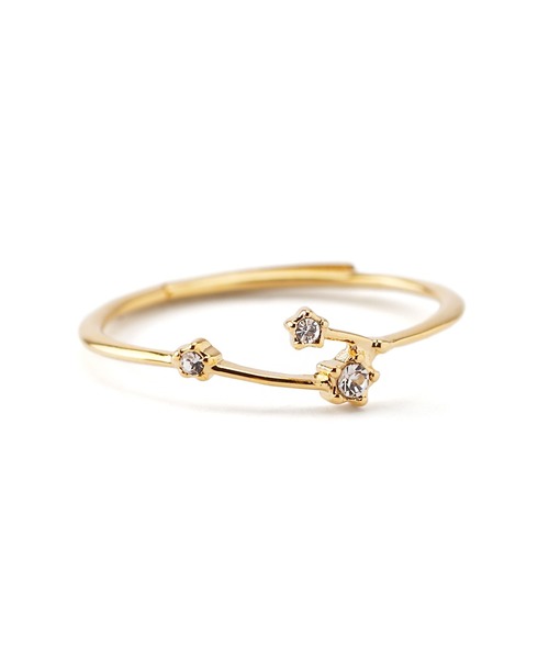 ANEMONE(アネモネ)の「ビジューが紡ぐ星座リング(リング・レディース・F/H/G/E/C/K/A/I/B/J/D/L・FREE)」の13枚目の写真