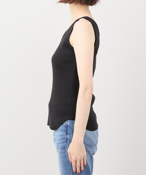 La TOTALITE（ラトータリテ）の「マリブフライスタンクトップ【手洗い可能】（タンクトップ・レディース・チャコールグレー/ブラック/ライトグリーン/アイボリー・FREE）」の9枚目の写真