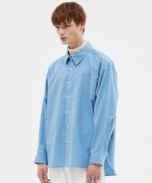 【ADD SEOUL】TWIST SLEEVE STITCH SHIRT / ADD ツイスト スリーブ ステッチ オーバーサイズ シャツ