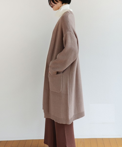オーバーサイズニットガウンカーディガン（カーディガン/ボレロ