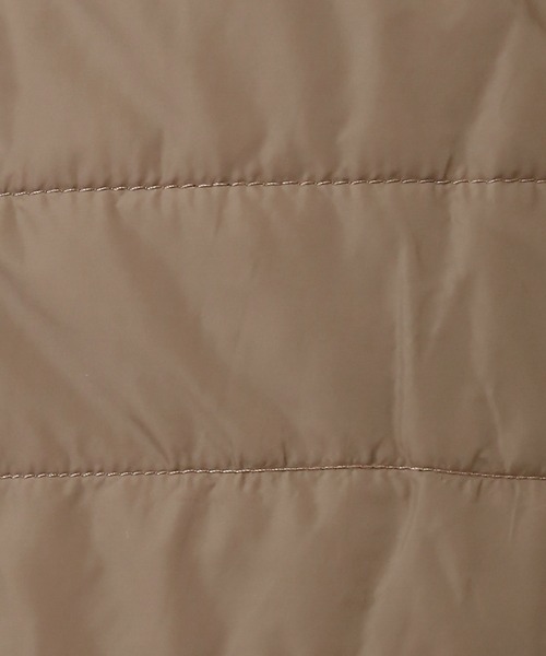 n'ee-ne（ネーネ）の「ボーダー風ファー×キルティング　リバーシブルコート（その他アウター・レディース・ブラック/ベージュ/グレー/モカ・M/L）」の11枚目の写真