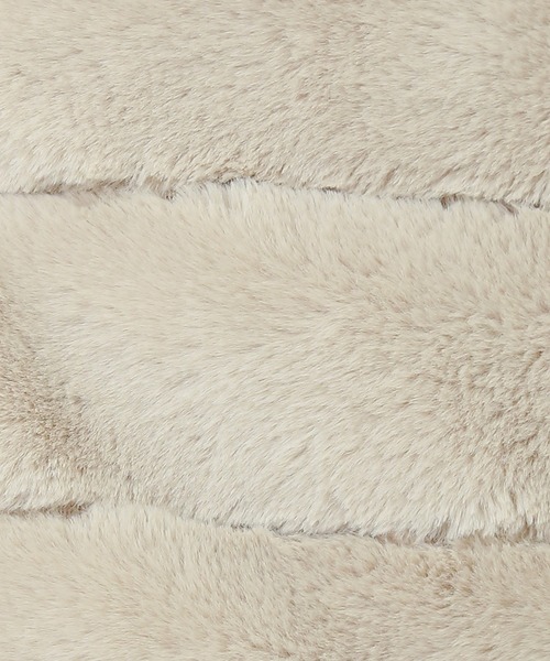 n'ee-ne（ネーネ）の「ボーダー風ファー×キルティング　リバーシブルコート（その他アウター・レディース・ブラック/ベージュ/グレー/モカ・M/L）」の17枚目の写真