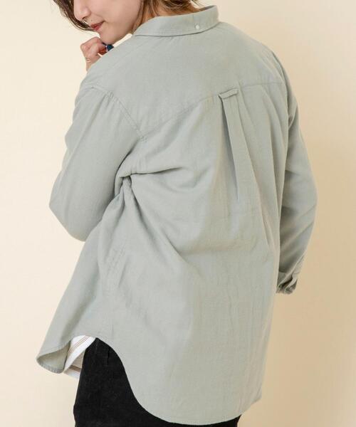 コットンネルボタンダウンシャツ レディース Women Coen コーエン 公式ファッション通販