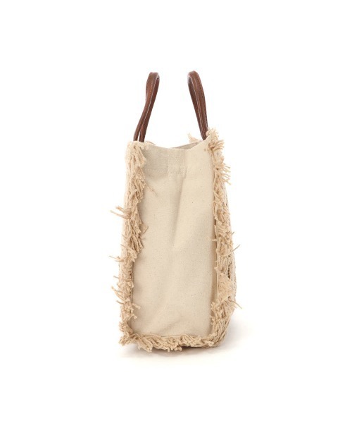Lilas Campbell(リラキャンベル)の「Lilas Campbell 2WAY Fringe box BAG(トートバッグ・レディース・ブラック/アイボリー・FREE)」の16枚目の写真