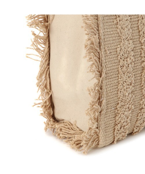 Lilas Campbell(リラキャンベル)の「Lilas Campbell 2WAY Fringe box BAG(トートバッグ・レディース・ブラック/アイボリー・FREE)」の18枚目の写真