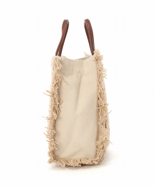 Lilas Campbell(リラキャンベル)の「Lilas Campbell 2WAY Fringe box BAG(トートバッグ・レディース・ブラック/アイボリー・FREE)」の22枚目の写真