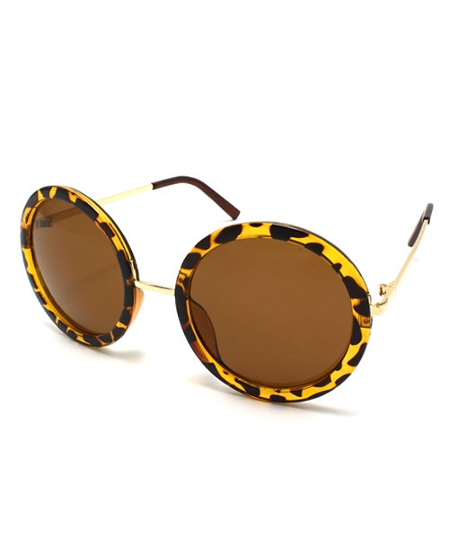 WEGO(ウィゴー)の「WEGO/ラウンドタイプサングラス(サングラス・メンズ・ブラック系その他/ブラウン系その他/ゴールド・FREE)」の1枚目の写真