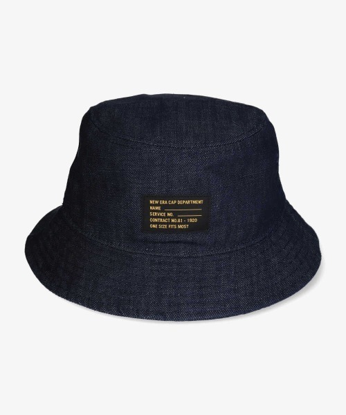 NEW ERA（ニューエラ）の「【NEW ERA】[別注]BUCKET01 BLK PATCH / 【ニューエラ】バケットハット　オーバーライド（ハット・メンズ・ベージュ/ネイビー/ブルー系その他/ブラック/ホワイト・L/XL/M/L）」の16枚目の写真
