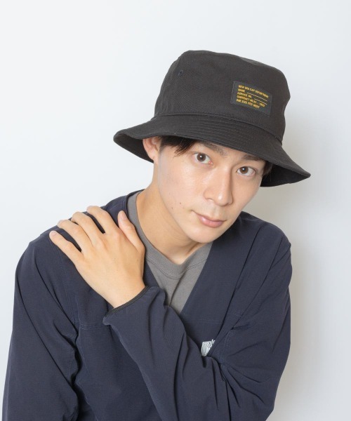 NEW ERA】[別注]BUCKET01 BLK PATCH / 【ニューエラ】バケット