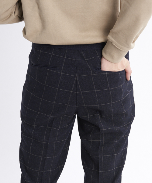ABAHOUSE(アバハウス)の「ウール調 ウィンドウペン チェックパンツ(その他パンツ・メンズ・ダークブラウン/ダークネイビー・46/48/44)」の10枚目の写真