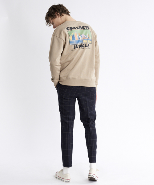 ABAHOUSE(アバハウス)の「ウール調 ウィンドウペン チェックパンツ(その他パンツ・メンズ・ダークブラウン/ダークネイビー・46/48/44)」の12枚目の写真