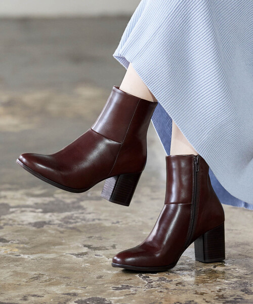 女性が喜ぶ Adam Et Rope アダムエロペ レザー ショート ブーツ 36 ブーツ News Elegantsite Gr