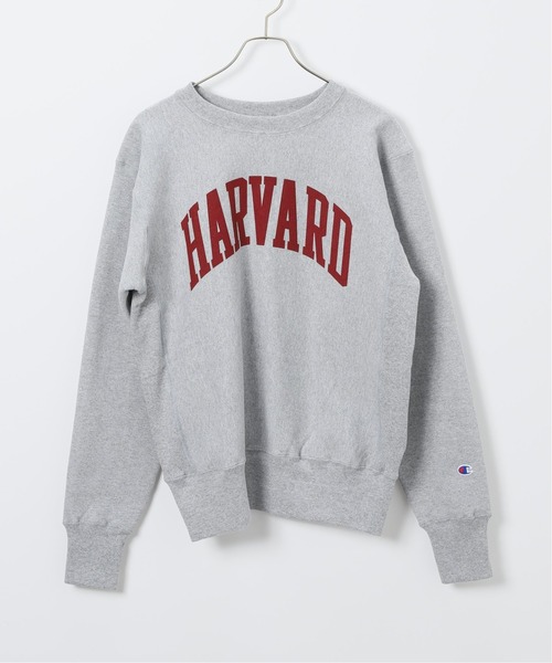 Champion（チャンピオン）の「【CHAMPION / チャンピオン】リバースウィーブクルーネックスウェット＜HARVARD＞（スウェット・レディース・ボルドー/グレー・LARGE/MEDIUM/X-LARGE）」の2枚目の写真