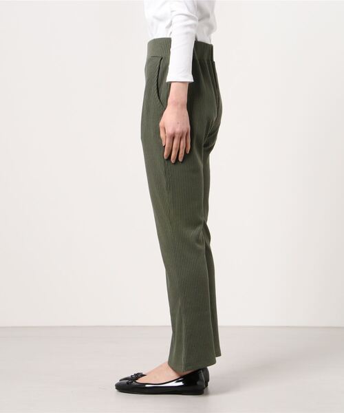 RIKKA FEMME（リッカファム）の「【ムラサキスポーツ別注】RIKKA  FEMME/リッカファム  リブ素材ルーズシルエットパンツ   R21SS212（その他パンツ・レディース・ブラウン/カーキ・M/L）」の4枚目の写真