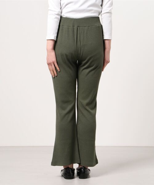 RIKKA FEMME（リッカファム）の「【ムラサキスポーツ別注】RIKKA  FEMME/リッカファム  リブ素材ルーズシルエットパンツ   R21SS212（その他パンツ・レディース・ブラウン/カーキ・M/L）」の3枚目の写真