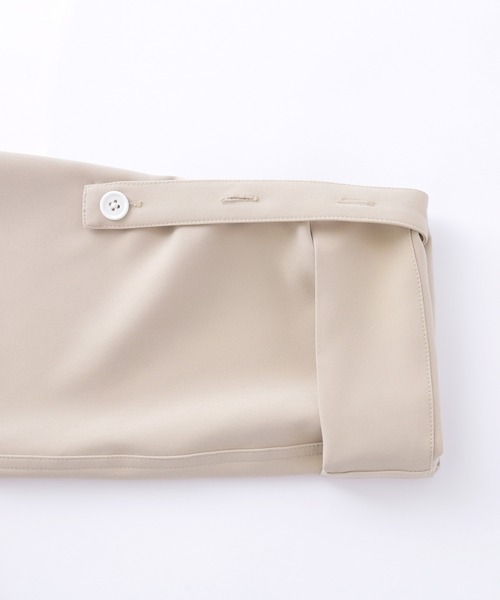 EMMA(EMMA CLOTHES)(エマ)の「【EMMA】ダブルクロス2WAYトレンチコート/ステンカラーコート(トレンチコート・レディース・ベージュ/ブルー/グリーン・FREE)」の21枚目の写真