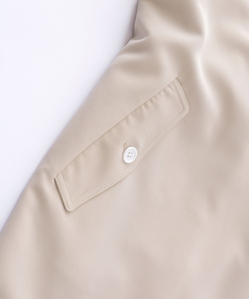 EMMA(EMMA CLOTHES)(エマ)の「【EMMA】ダブルクロス2WAYトレンチコート/ステンカラーコート(トレンチコート・レディース・ベージュ/ブルー/グリーン・FREE)」の22枚目の写真