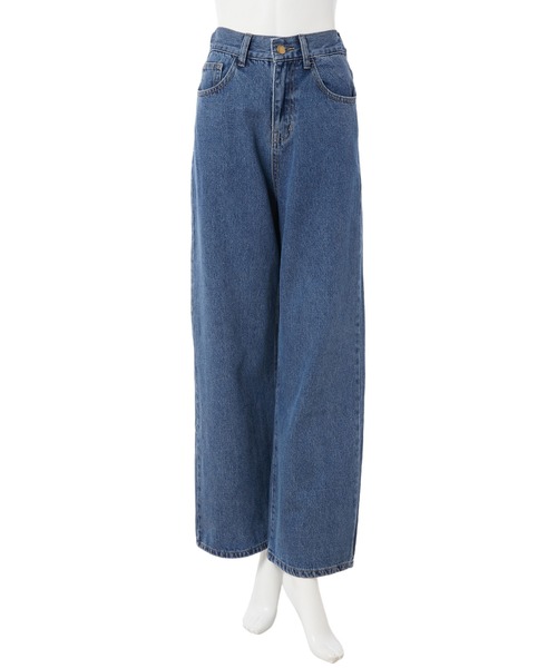 fifth（フィフス）の「バックゴムデニムワイドパンツ（デニムパンツ・レディース・ブルー/サックスブルー・MEDIUM）」の11枚目の写真