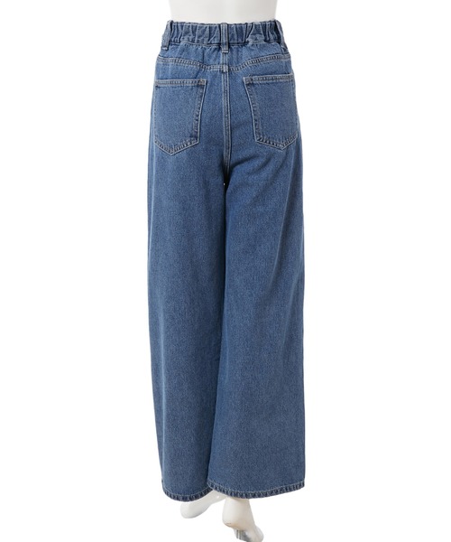 fifth（フィフス）の「バックゴムデニムワイドパンツ（デニムパンツ・レディース・ブルー/サックスブルー・MEDIUM）」の10枚目の写真