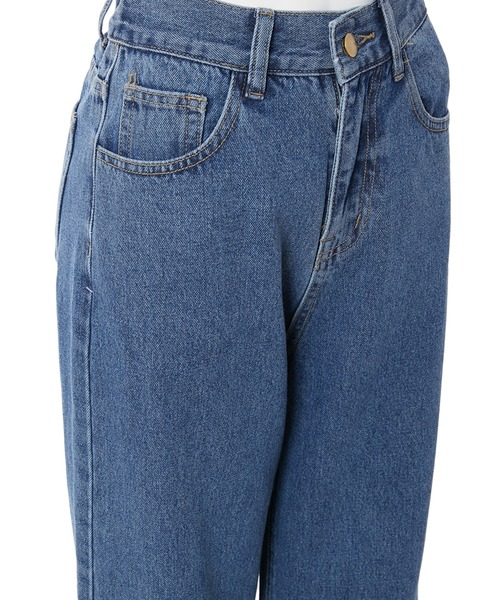 fifth（フィフス）の「バックゴムデニムワイドパンツ（デニムパンツ・レディース・ブルー/サックスブルー・MEDIUM）」の16枚目の写真