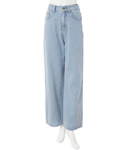 fifth（フィフス）の「バックゴムデニムワイドパンツ（デニムパンツ・レディース・ブルー/サックスブルー・MEDIUM）」の12枚目の写真