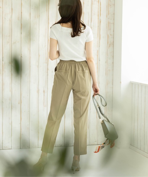 12Twelve Agenda(トゥエルブ アジェンダ)の「プロテクールテーパードパンツ(その他パンツ・レディース・ベージュ/ネイビー・M/S)」の11枚目の写真