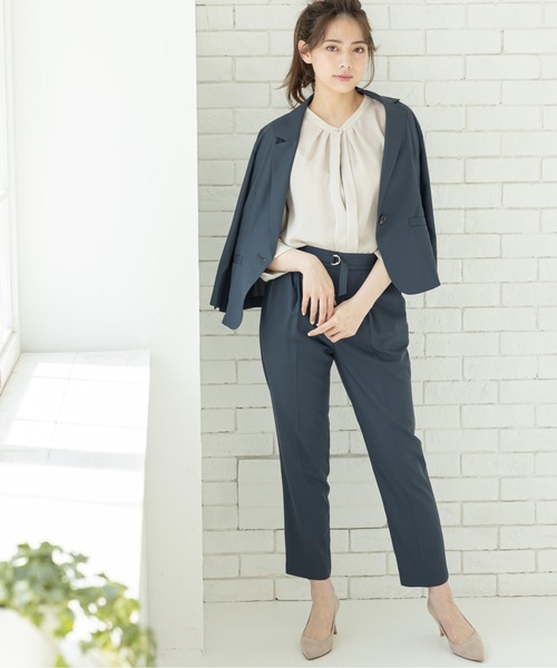 12Twelve Agenda(トゥエルブ アジェンダ)の「プロテクールテーパードパンツ(その他パンツ・レディース・ベージュ/ネイビー・M/S)」の10枚目の写真