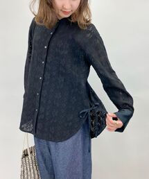 fredy repit | レースバンドカラーシャツ(シャツ/ブラウス)