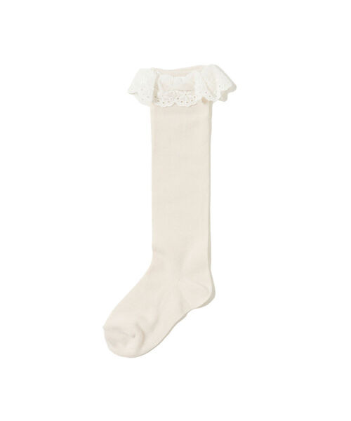 B:MING by BEAMS（ビーミングバイビームス）の「フリル ハイソックス（ソックス/靴下・キッズ・ブルー系その他/ナチュラル・S(13～15cm)/M(16～18cm)/L(19～21cm)）」の2枚目の写真