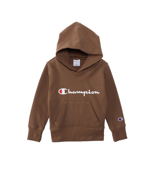 Champion(チャンピオン)の「【Champion/チャンピオン】キッズ ベーシック フーデッドスウェットシャツ(パーカー・キッズ・ネイビー/ブルー/ベージュ/ブラック/グレー/オフホワイト/チャコール/ブラウン/ベージュ系その他3・110/160/140/150/120/130/100)」の5枚目の写真
