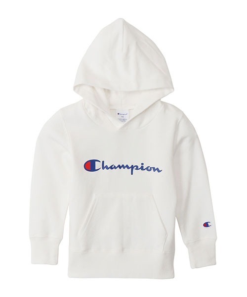 Champion(チャンピオン)の「【Champion/チャンピオン】キッズ ベーシック フーデッドスウェットシャツ(パーカー・キッズ・ネイビー/ブルー/ベージュ/ブラック/グレー/オフホワイト/チャコール/ブラウン/ベージュ系その他3・110/160/140/150/120/130/100)」の15枚目の写真