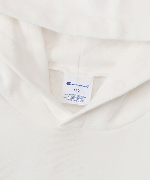 Champion(チャンピオン)の「【Champion/チャンピオン】キッズ ベーシック フーデッドスウェットシャツ(パーカー・キッズ・ネイビー/ブルー/ベージュ/ブラック/グレー/オフホワイト/チャコール/ブラウン/ベージュ系その他3・110/160/140/150/120/130/100)」の17枚目の写真