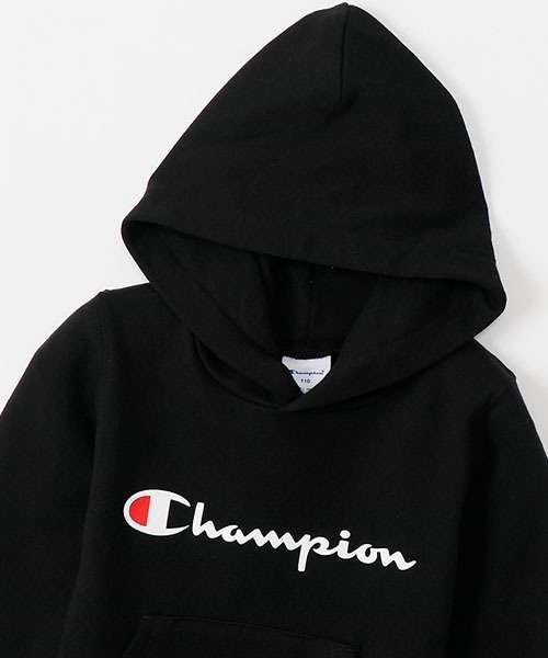 Champion(チャンピオン)の「【Champion/チャンピオン】キッズ ベーシック フーデッドスウェットシャツ(パーカー・キッズ・ネイビー/ブルー/ベージュ/ブラック/グレー/オフホワイト/チャコール/ブラウン/ベージュ系その他3・110/160/140/150/120/130/100)」の18枚目の写真
